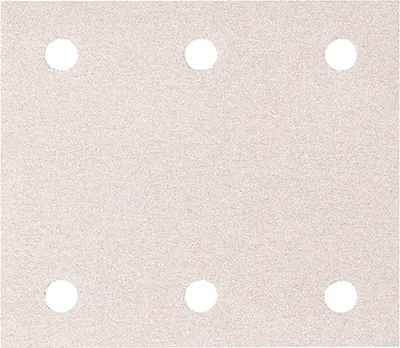Immagine prodotto di Carta abrasiva Makita 114 x 102 mm, K240, 50 pezzi 114 x 102 mm - K240 - 50 pezzi - 6 fori - Vernici / Pitture