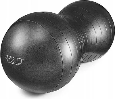 Obrázek produktu pro 4FIZJO Gymnastický míč Peanut, míč pro fitness a rehabilitaci, černý
