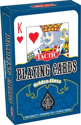 Produktbild von TACTIC Taktikspiel Kartenspiel – Golden Edition, inklusive Anleitung für verschiedene Spiele