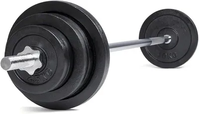 Imagen del producto de Conjunto de mancuernas ajustable Silecomplaza de 60 kg, con barra y pesas, de 11 piezas