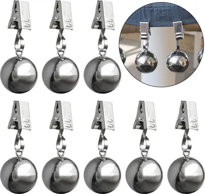 Produktbild von Extra schwere Tischdeckenbeschwerer, 8er-Pack, für den Außenbereich geeignet, z. B. für Picknicktische, Fahnen usw., 45 Gramm