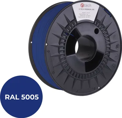 Obrázek produktu pro C-TECH filament PREMIUM LINE ABS signální modrá RAL5005