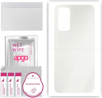 Produktbild von apgo Rückseite Schutzfolie, Matt, kompatibel mit Xiaomi Redmi Note 11S, Hinten Hydrogel-Displayschutzfolie mit Positionierhilfe, kratzfest, einfache Montage