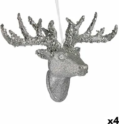 Obrázek produktu pro Krist+ Vánoční ozdoba ze stříbra Vánoční přívěsek 32 cm (4 kusy)