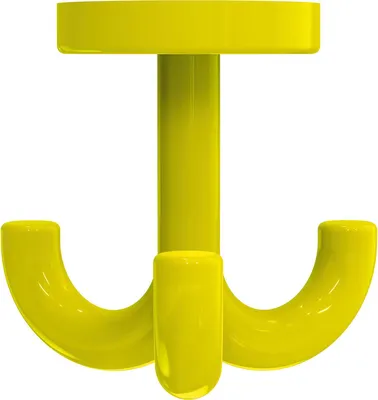 Produktbild von HEWI Dreifachhaken Serie 477, drehbar senfgelb