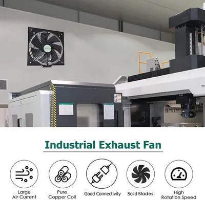 Productafbeelding van Industriële Axiale Ventilator met Snelheidsregelaar 18 inch - 450 mm