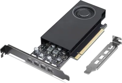 Produktbild von Lenovo NVIDIA RTX A400, RTX A400, 4 GB, GDDR6, 7680 x 4320 Pixel, PCI Express x8 4.0, 1 Lüfter