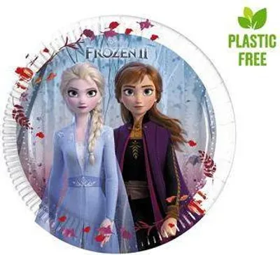 Zdjęcie produktu dla Talerzyki Kraina Lodu 2, Frozen 2 - 20 cm, 8 szt.