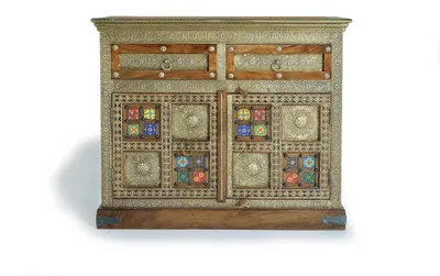 Immagine prodotto di Cassettiera in legno Benín, realizzata in legno di acacia, 90 cm x 105 cm x 40 cm Giner y Colomer