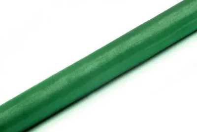 Productafbeelding van Organzastof, glad, groen, 0,36 x 9 meter - PartyDeco