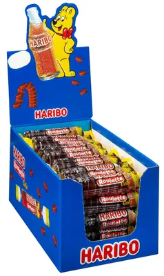 Produktbild von Haribo Roulette Cola 50x25g