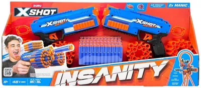 Immagine prodotto di Zuru X-Shot Insanity confezione da 2 36642