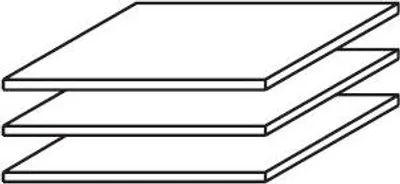 Produktbild von Fachböden im 3er-Set A0033.9602