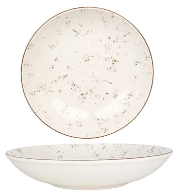 Zdjęcie produktu dla Bonna talerz głęboki - ziarnisty - porcelana - 25 cm (1300cc)