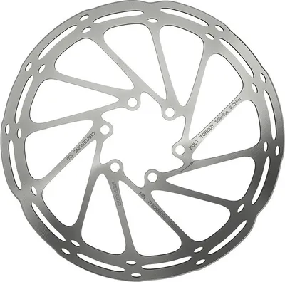 Obrázok produktu pre SRAM 00.5018.037.013 Brzdový kotúč 'CenterLine' zaoblený, Ø 160 mm, 6 dier, strieborný