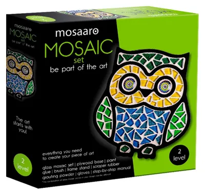 Image de Kit Créatif Mosaïque Hibou Ma2004
