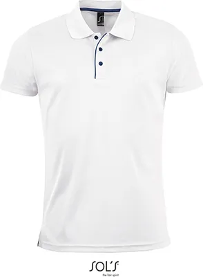 Immagine prodotto di SOLs 01180 | Polo sportiva uomo Performer - Colore: Bianco - Taglia: 3XL