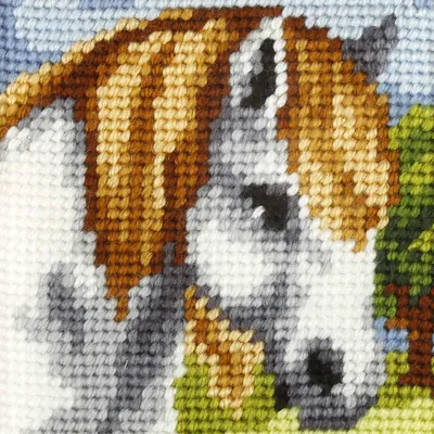 Imagen del producto de Kit de bordado "Mi primer bordado: Caballito"