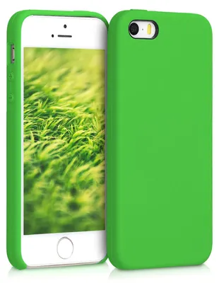 Produktbild von kwmobile Handyhülle für Apple iPhone SE (1.Gen 2016) / iPhone 5 / iPhone 5S Hülle - Case Silikon - Kabelloses Laden - Schutzhülle Cover in