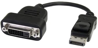 Produktbild von StarTech.com Aktiver DisplayPort auf DVI-D Adapter DP2DVIS, 20 cm