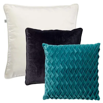 Produktbild von Dutch Decor Dekokissen-Set Finn 45x45 cm Blau