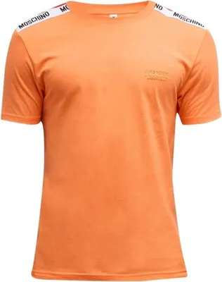 Produktbild von Moschino - T-Shirt für Herren/Damen Uni, Gebänderte Schulter SY1089 (S) (Orange)