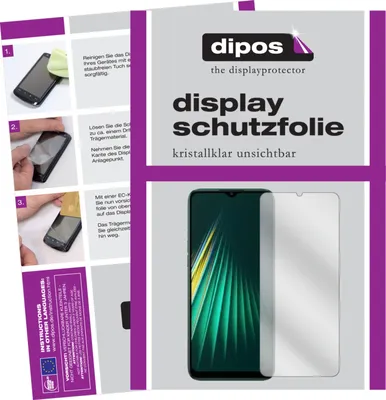 Produktbild von 2x Schutzfolie für Oppo Realme Narzo 10 klar Displayschutzfolie Folie Display Schutz dipos