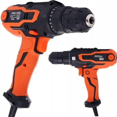 Produktbild von Kraft&Dele Elektrische Bohrmaschine Kd1664 900W Netz 10Mm 0-480/0-1800Rpm