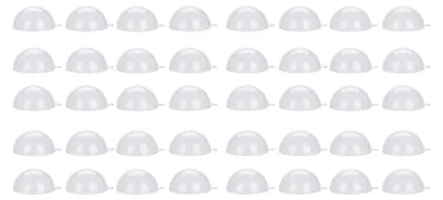 Produktbild von 20 Stück befüllbare transparente Kunststoffkugeln für Hochzeiten und Weihnachtsdekorationen (8 cm)