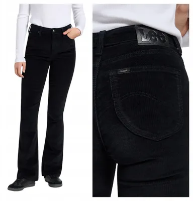 Produktbild von Lee | Breese Boot Damen Schwarze Schlaghose Bootcut W27 L31