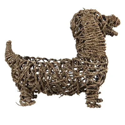 Immagine prodotto di Clayre & Eef Figurina cane 32x17x30 cm Rattan marrone