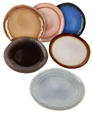 Obrázek produktu pro Earth Sada 6 jídelních talířů Ø26,5 cm 6 osob 6 barev Jídelní talíř Grilovací talíř