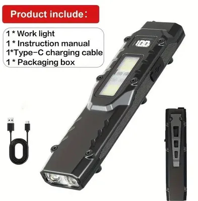 Obrázek produktu pro Miniaturní LED svítilna se třemi světelnými zdroji, outdoorová kempingová svítilna, velmi jasná, taktická mini svítilna