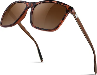 Produktbild von CGID Sonnenbrille Herren Damen Polarisiert Ultraleichte Al-Mg Metallrahmen UV400 Schutz Eckenfederscharnier