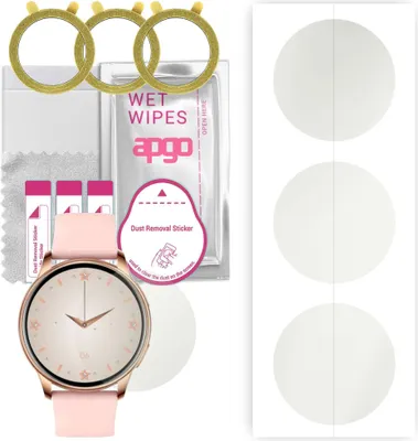 Produktbild von apgo 3 Stück Schutzfolie, Matt, kompatibel mit Bemi Verfit Smartwatch, Hydrogel Displayschutzfolie mit Positionierhilfe, Displayfolie, robust und kratzfest