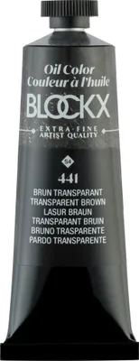 Produktbild von Blockx 3x Ölfarbe, Braun transparent - Tube 35ml - Braun transparent 213441BXC