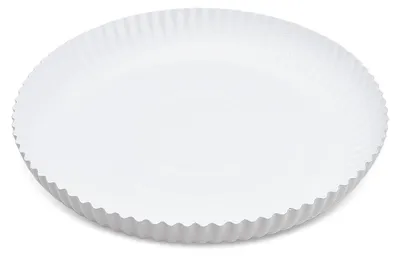 Produktbild von 50x Pappteller 'RECY' rund tief Ø26cm weiß