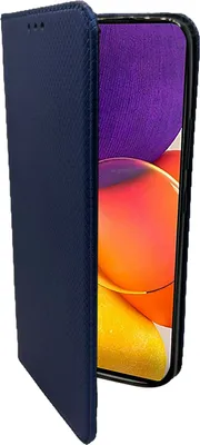 Zdjęcie produktu dla Etui książkowe "Smart" kompatybilne z SAMSUNG GALAXY A82 (A826S) Etui na telefon Etui portfelowe Pokrowiec ochronny z funkcją podstawki, slot na karty Niebieski