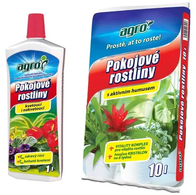 Produktbild von AGRO CS a.s. Substrat und Dünger für Zimmerpflanzen, M
