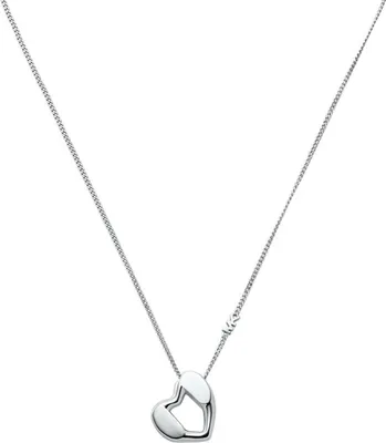 Immagine prodotto di Michael Kors MKC1777040 Collana da donna con cuore in argento sterling 925, 43 cm