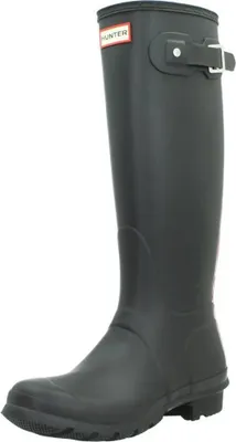Produktbild von Hunter Original Tall Tri Colour Logo Boot Black Größe EU 42