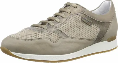 Produktbild von Mephisto Herren Leder Sneaker mit Schnürverschluss, Gummisohle, normale Weite