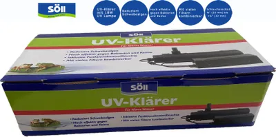Produktbild von Söll Gartenteich UV-Klärer 18W Teichklärer Wasserklärer Lichtfilter
