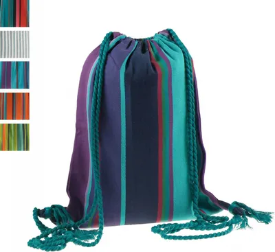 Produktbild von Rucksack mit Kordelzug Baumwolle 38 x 45 cm Turnbeutel City Bag