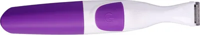 Image de épilateur féminin 2 en 1, épilation, humide et à sec, électrique, sans fil, tête flexible, tondeuse bikini, violet