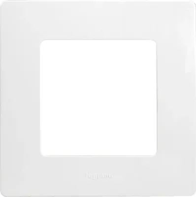 Image de Cadre Legrand, simple, blanc ultra, 1 pièce.