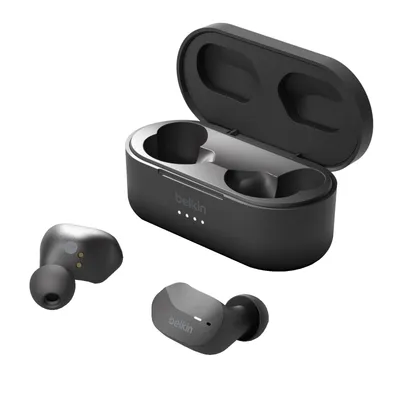 Immagine prodotto di Belkin, Cuffie TWS Wireless SoundForm IPX5 con caricatore, nero