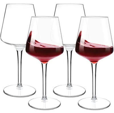 Imagen del producto de Elzusha - Vaso de vino irrompible de Tritan, juego de 4, 445 ml