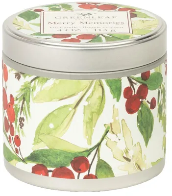 Image de Bougie parfumée dans une boîte en fer blanc Merry Memories