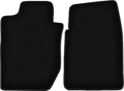 Image de Wielganizator Tapis avant de sol velours sur-mesure pour Dodge Durango I (1997-2003, SUV) noir, jeu 2 pièces, fixations
